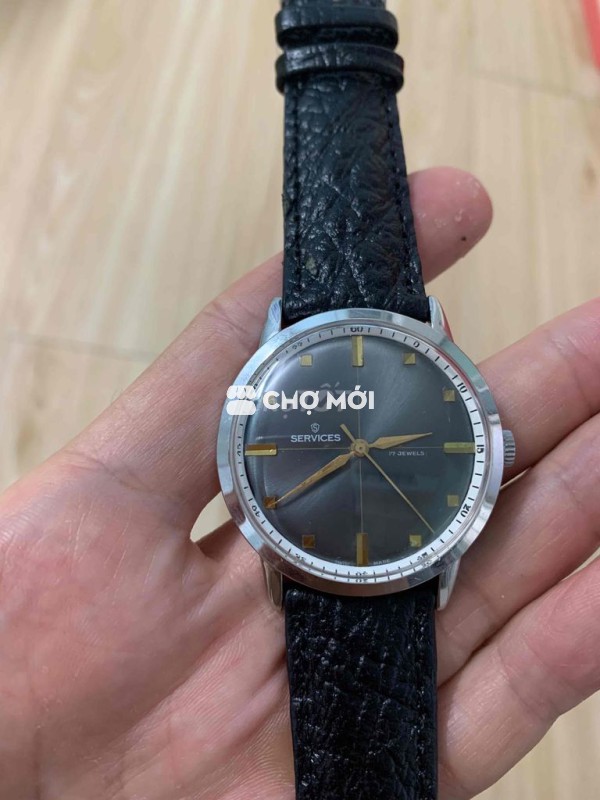 Đồng hồ cơ lên dây SERVICES 17J Thuỵ sĩ xưa cổ