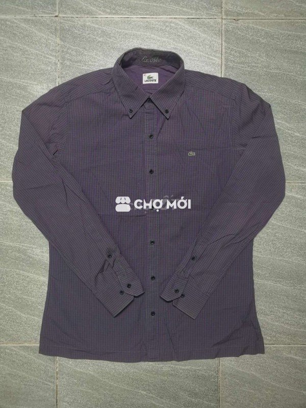 Áo sơmi tay dài Lacoste 42 ParisSlimBasic form M