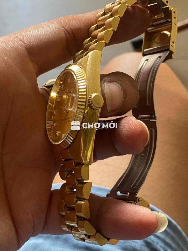 Đồng hồ ETWAS nam, thép không gỉ, vàng