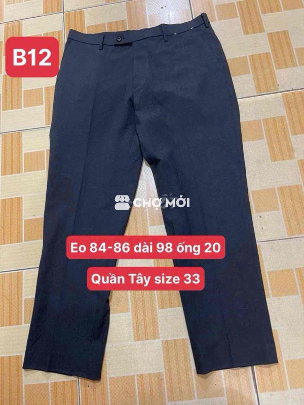 6 quần Tây size nhu hình
