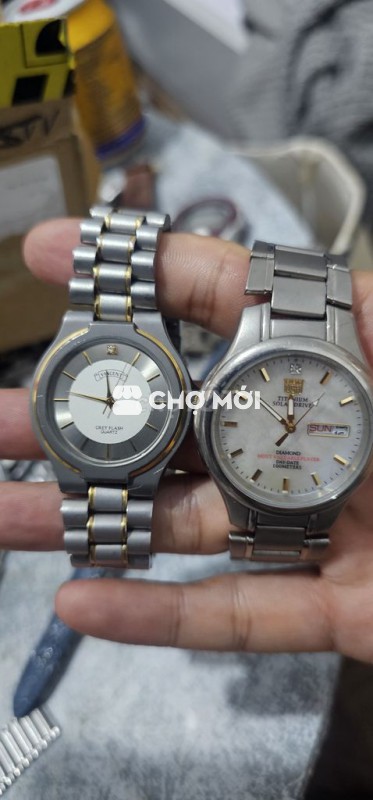 1 cặp Titan đẹp như mới mặt xà cừ