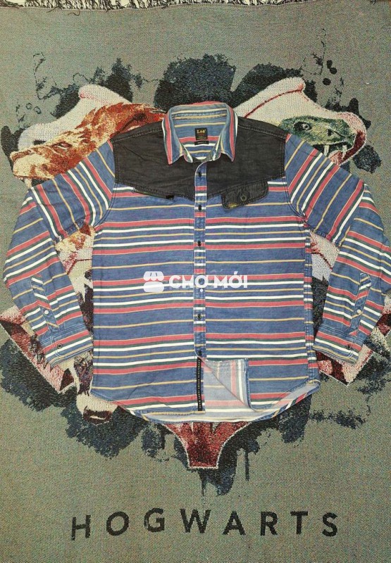 Sơmi denim tay dài hiệu Lee size L