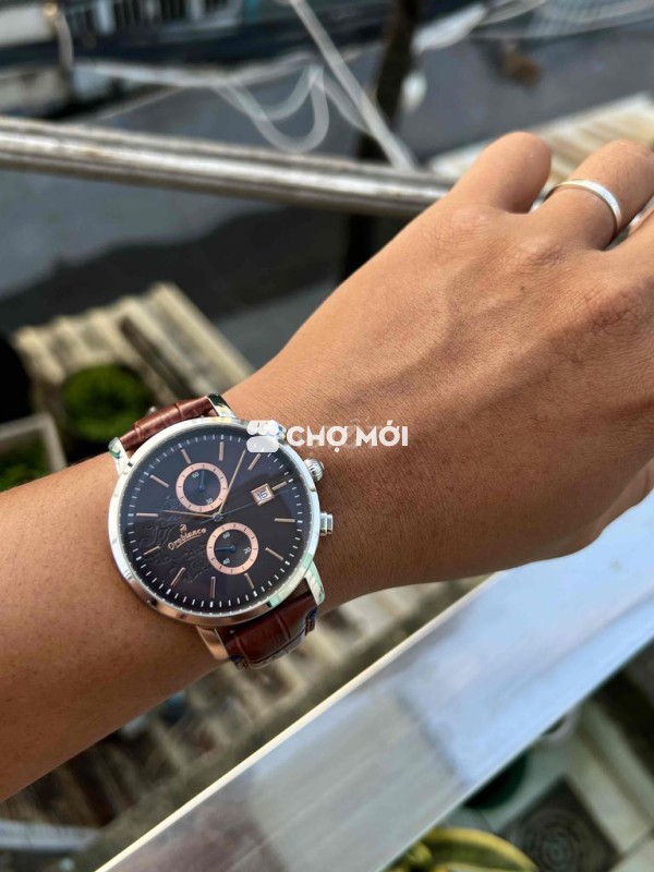 Đồng hồ Orobianco chronograph thanh lịch zin all