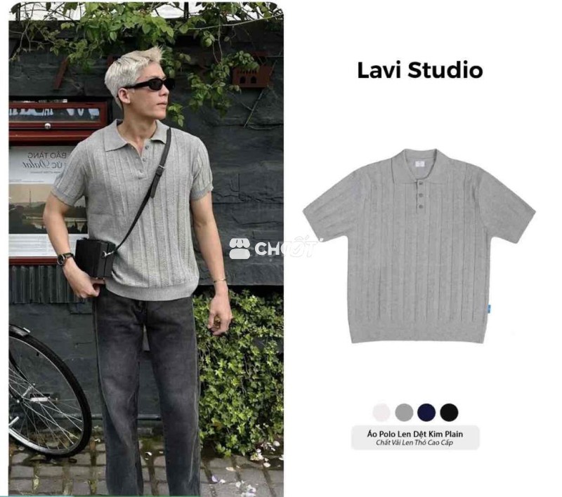 áo polo len thỏ