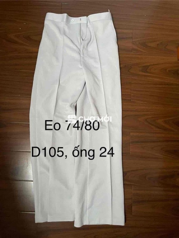 quần âu ống suông size co dãn 28-30 mới 100%