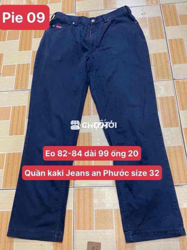 Quần kaki Jeans size 32