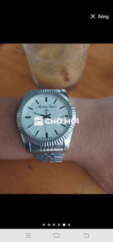 Mathey tissot quartz thụy Sỹ niềng khía dây hạt