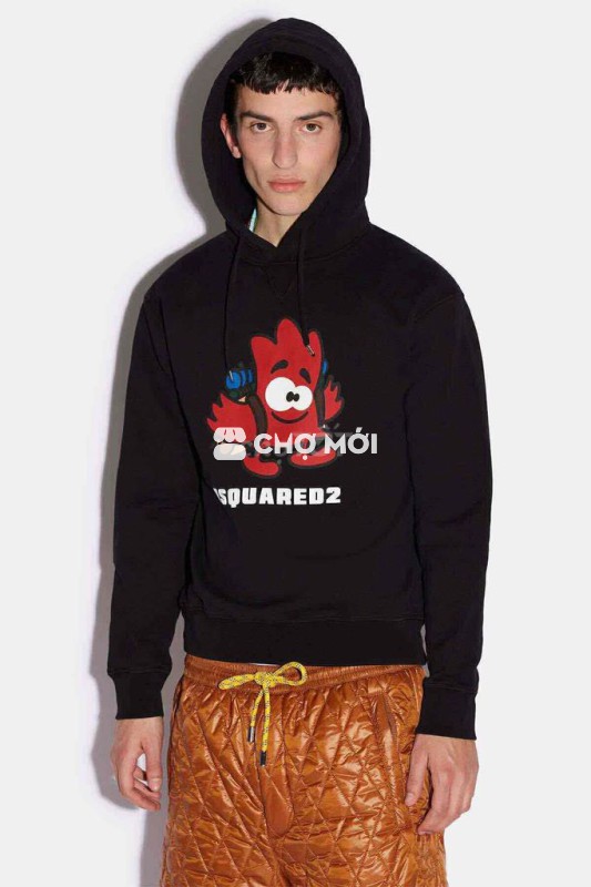 Áo hoodie DSQUARED2 màu đen size M