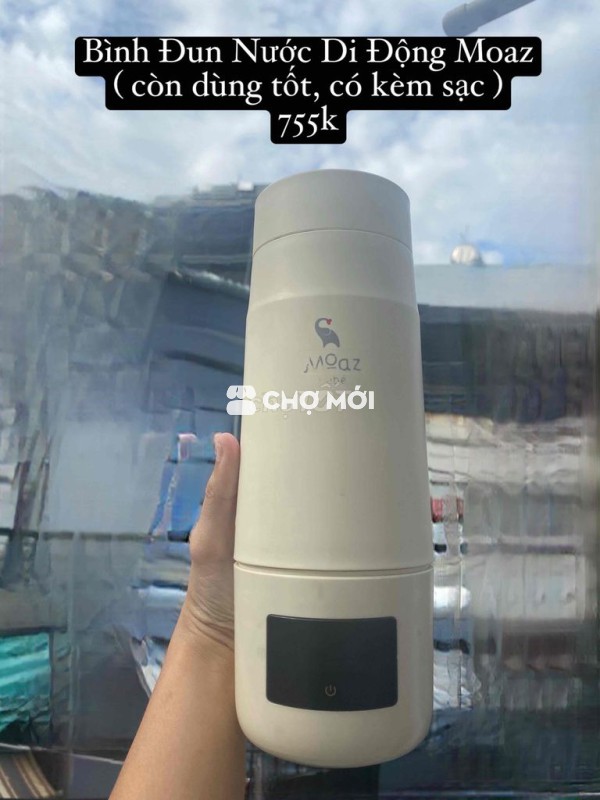 Bình Đun Nước Pha Sữa Cầm Tay Moaz
