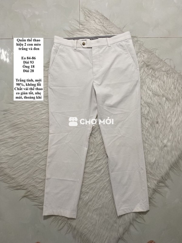 Quần thể thao golf Black & White