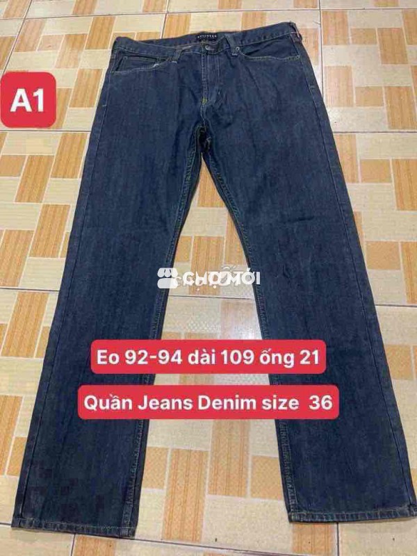 Quần Jeans Denim size 36