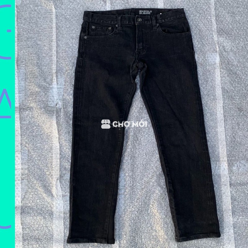 💢Quần Jean UNIQLO - size 28 - eo 75 - màu đen