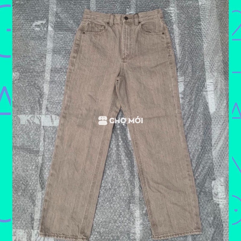 💢Quần Jean G.U - size 28 - eo 74 - ống rộng