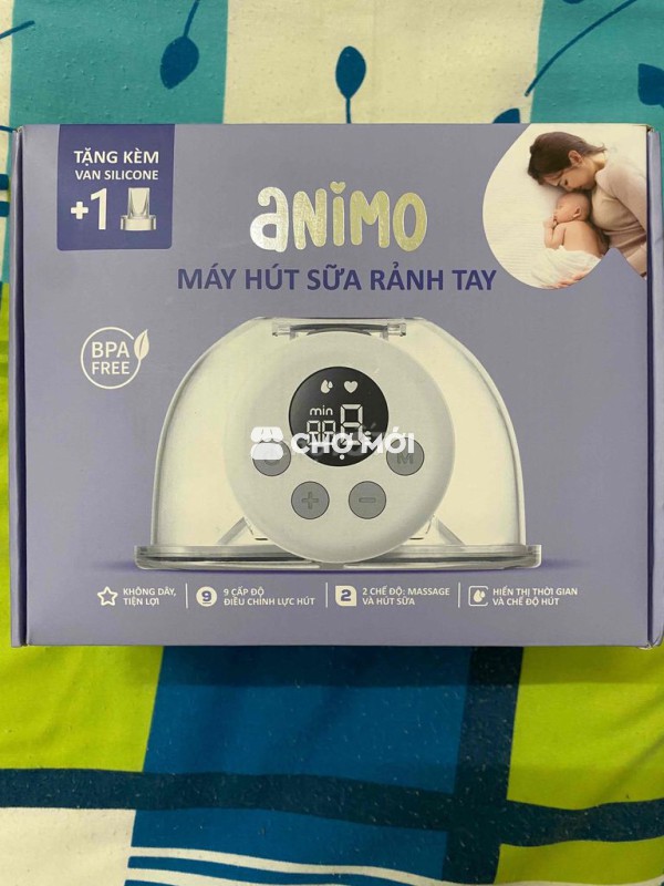 Máy hút sữa rảnh tay Animo đã sử dụng 2l