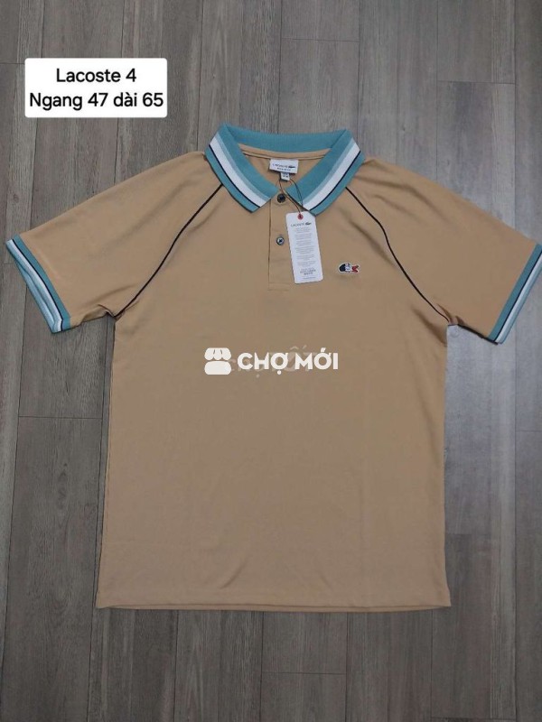Áo hiệu cá sấu vải cotton lạnh, size M 60-70kg