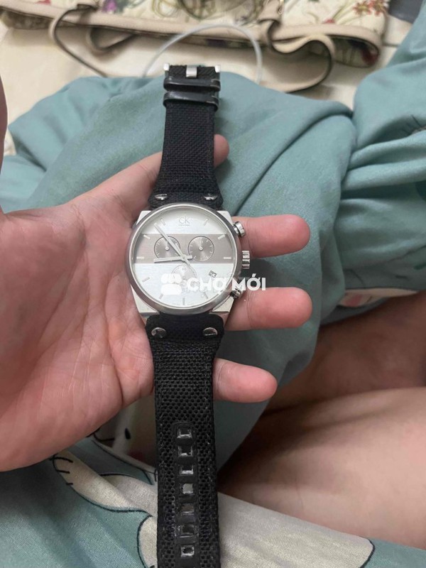 Đồng hồ Calvin Klein 6 kim chính hãng xách tay ok