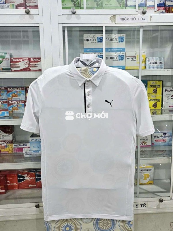 Áo thun thể thao Puma golf màu trắng