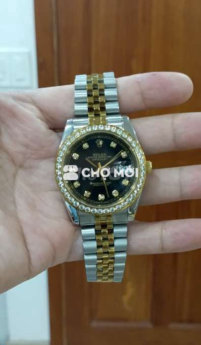 Rolec quart máy Nhật mặt 40 đính đá Fullbox