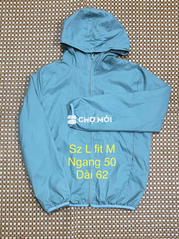 Khoác dù 2 lớp sz L fit M
