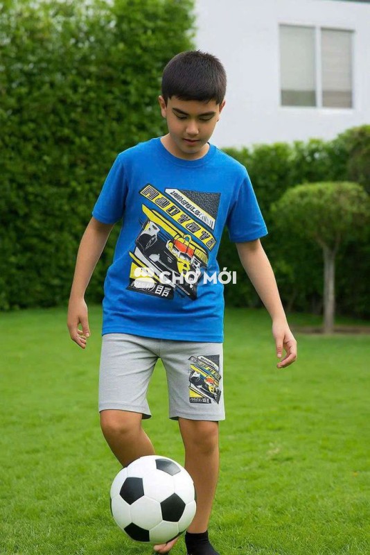 Quần áo trẻ em.Đồ bộ bé trai thun cotton xuất khẩu
