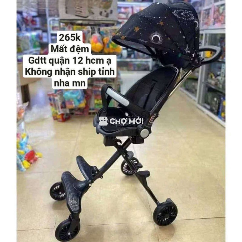 Xe đẩy 2 chiều 3 tư thế, BỊ MẤT MIẾNG ĐỆM Ạ