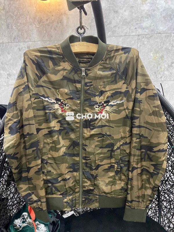 khoác gió Full Thêu  Rồng ! Dragon cực Nét !