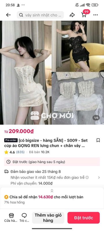 em mới mặc có 1 lần thôi ạ