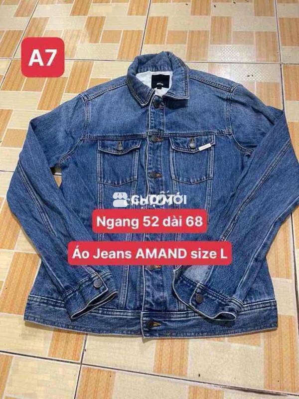 Áo jeans AMAND size L