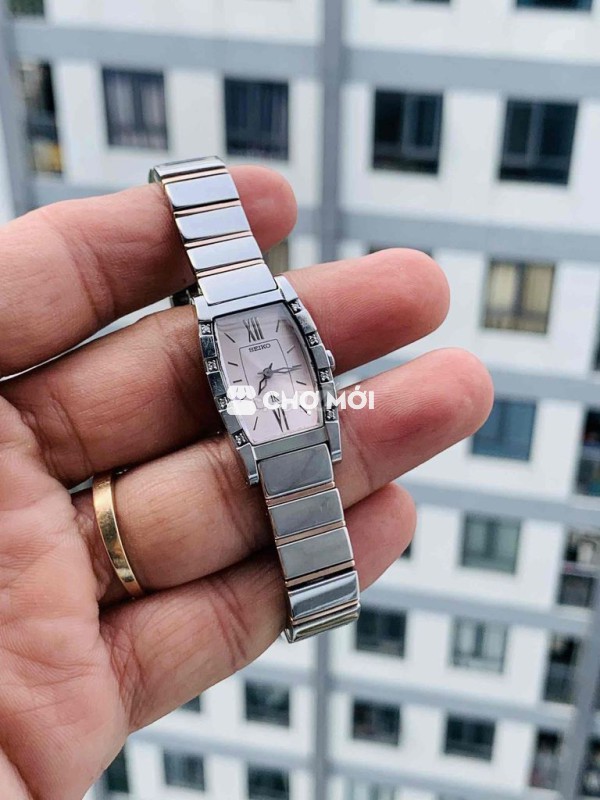 đồng hồ tank Seiko LK zin keng chạy chuẩn