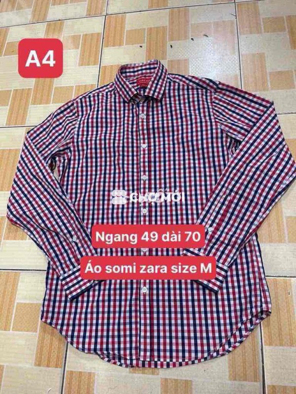 Áo somi zara size M