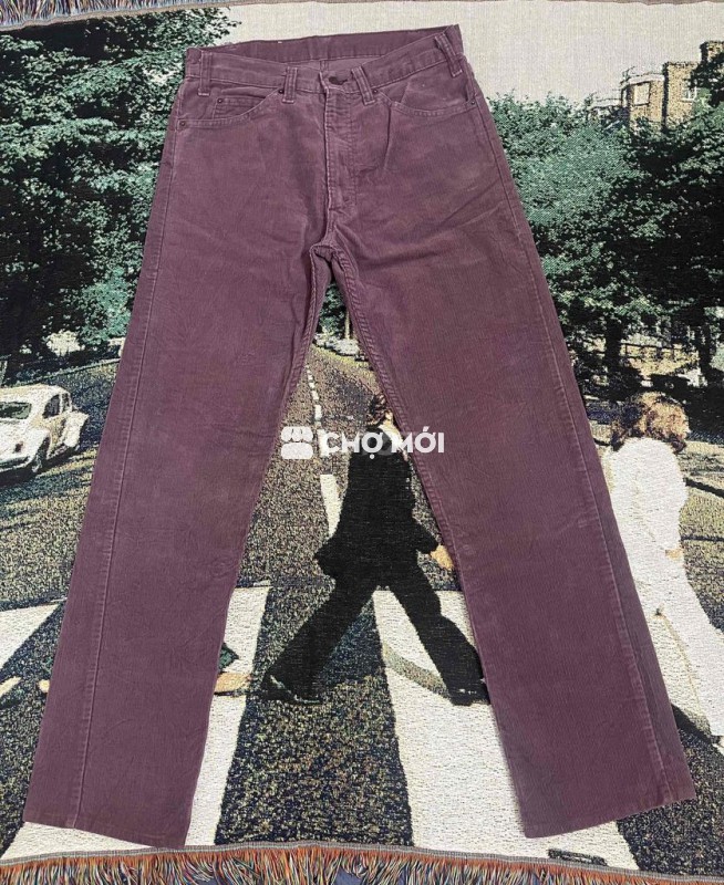 Quần nhung tăm Levis 505 made in usa size 32