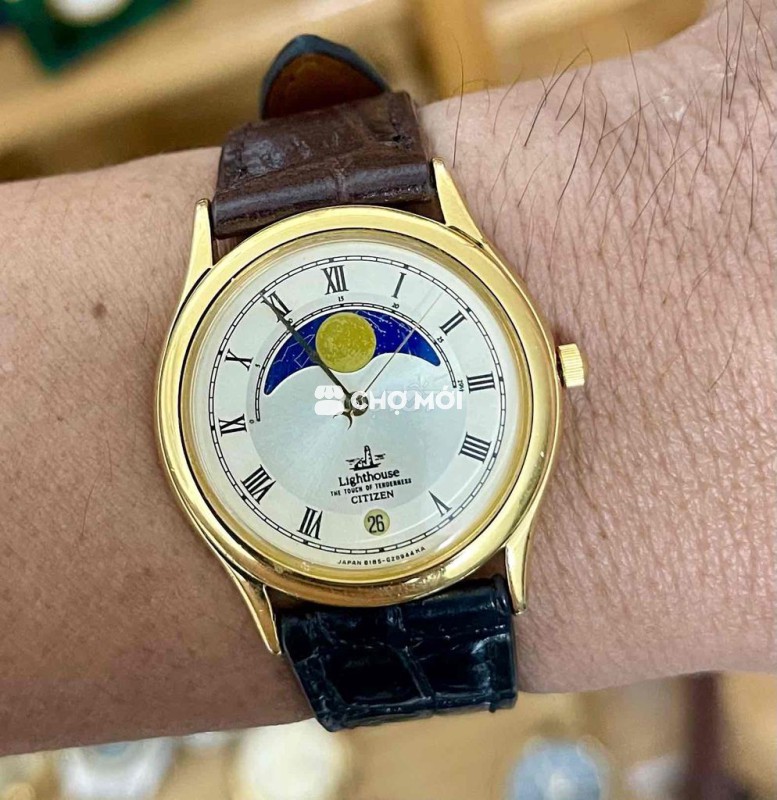 Đồng Hồ citizen size 32 trăng sao la mã.