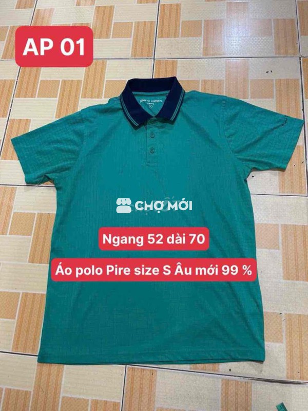 Áo polo Pire size S Âu mới 99 %