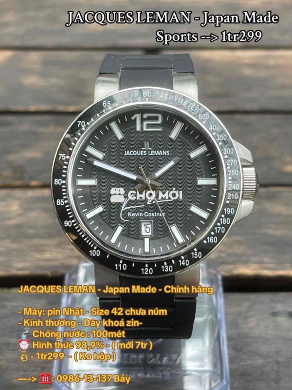 JACQUES LEMAN - Japan Made - Chính hãng ⏰ Hình thứ