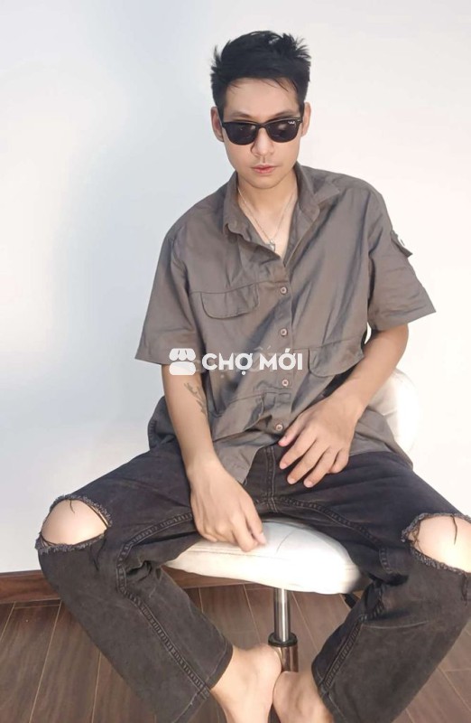 Quần Zara nam rách gối