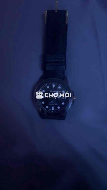 Đồng hồ Fossil nam dây da đen