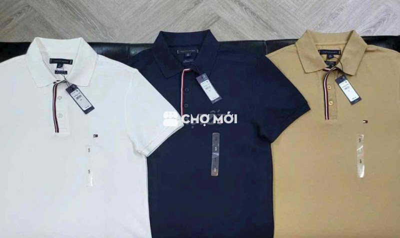 THUN POLO ÁO TOMMYY HILFIGER XÁCH TAY