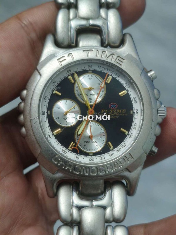 Đồng hồ Nhật,size 40mm,3 cốt 6 kim,2 lòng,đáy xoáy