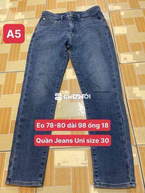 Quần Jean uni size 30