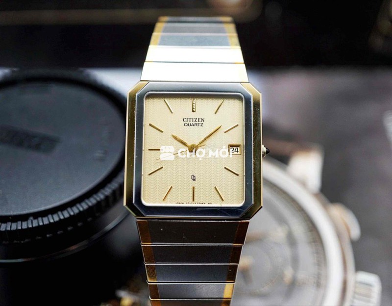Đồng Hồ Tank Đá Citizen Demi Gold Vintage