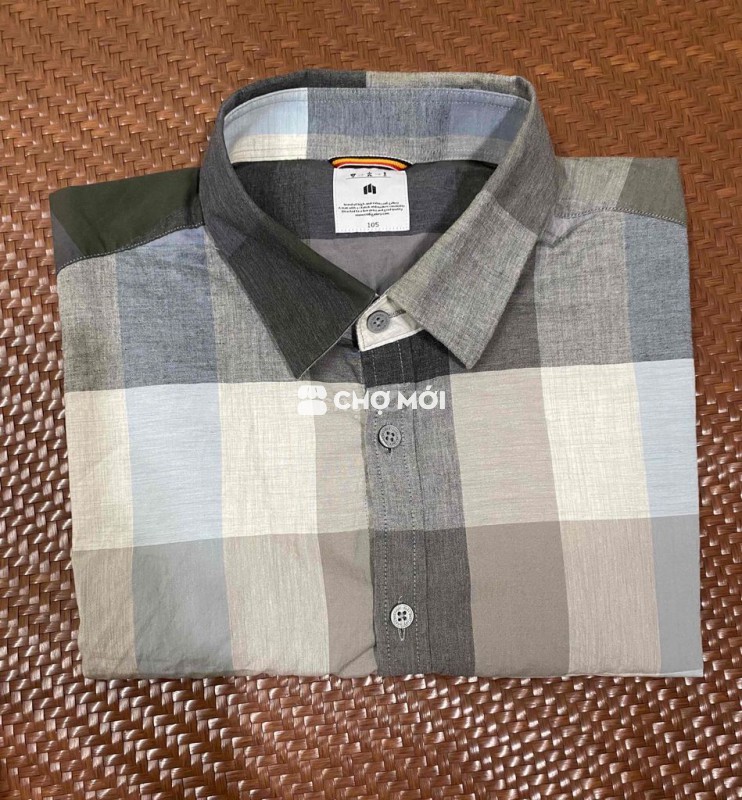 Sơmi Nam Hàn Quốc , size 105  (L -vn)