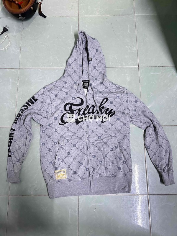 hoodie zip freaky massive size tag XL