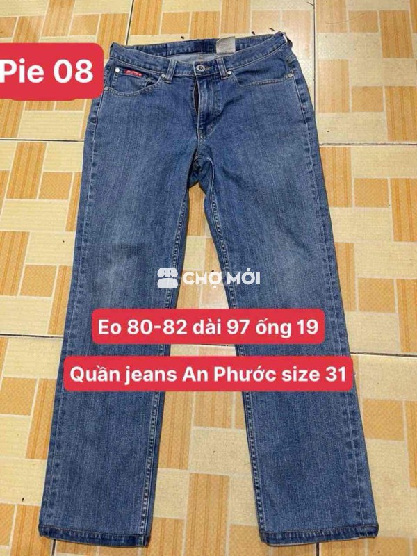 Quần Jeans an Phước size 32 co giãn