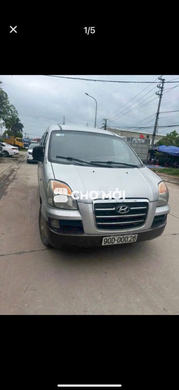 Starex 2005 máy cơ 6 chỗ tải 800kg