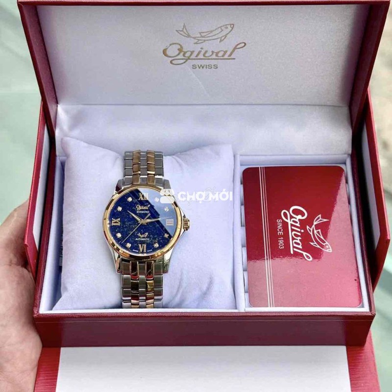 Đồng hồ Ogival lướt đẹp full box size 40mm