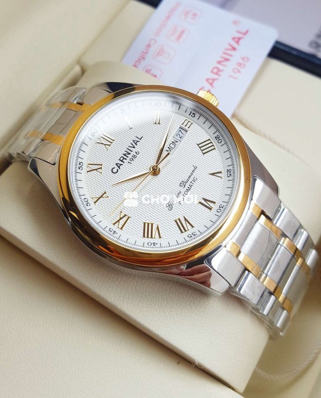 Carnival Hàng Vip Cực Sang Máy Cơ Bọc Vàng PVD 18k