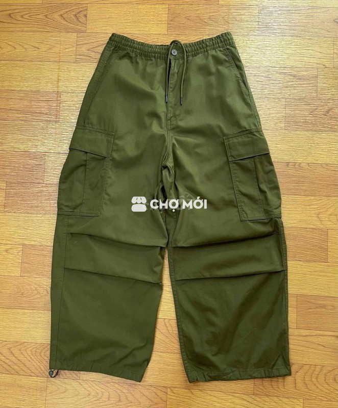 Quần Cargo Dáng Baggy Gu