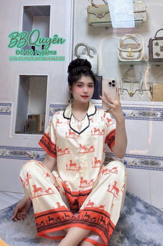 🌸 SET PYJAMA LATIN TAY NGẮN – CHẤT LIỆU CAO CẤP 🌸