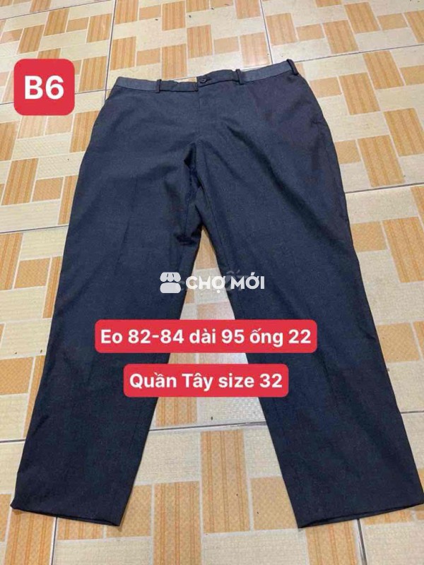 5 quần Tây size như hinh