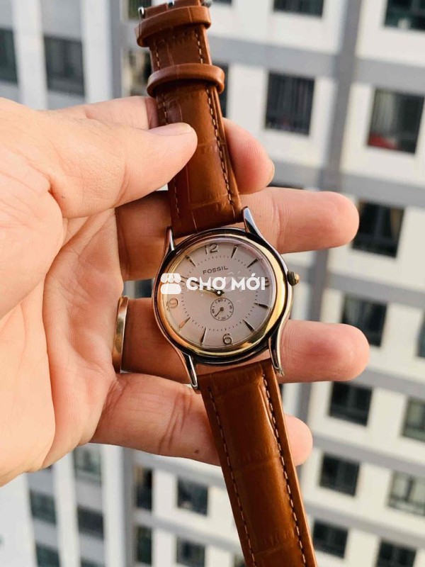 đồng hồ Fossil pin Nhật zin keng kim rốn chuâbr